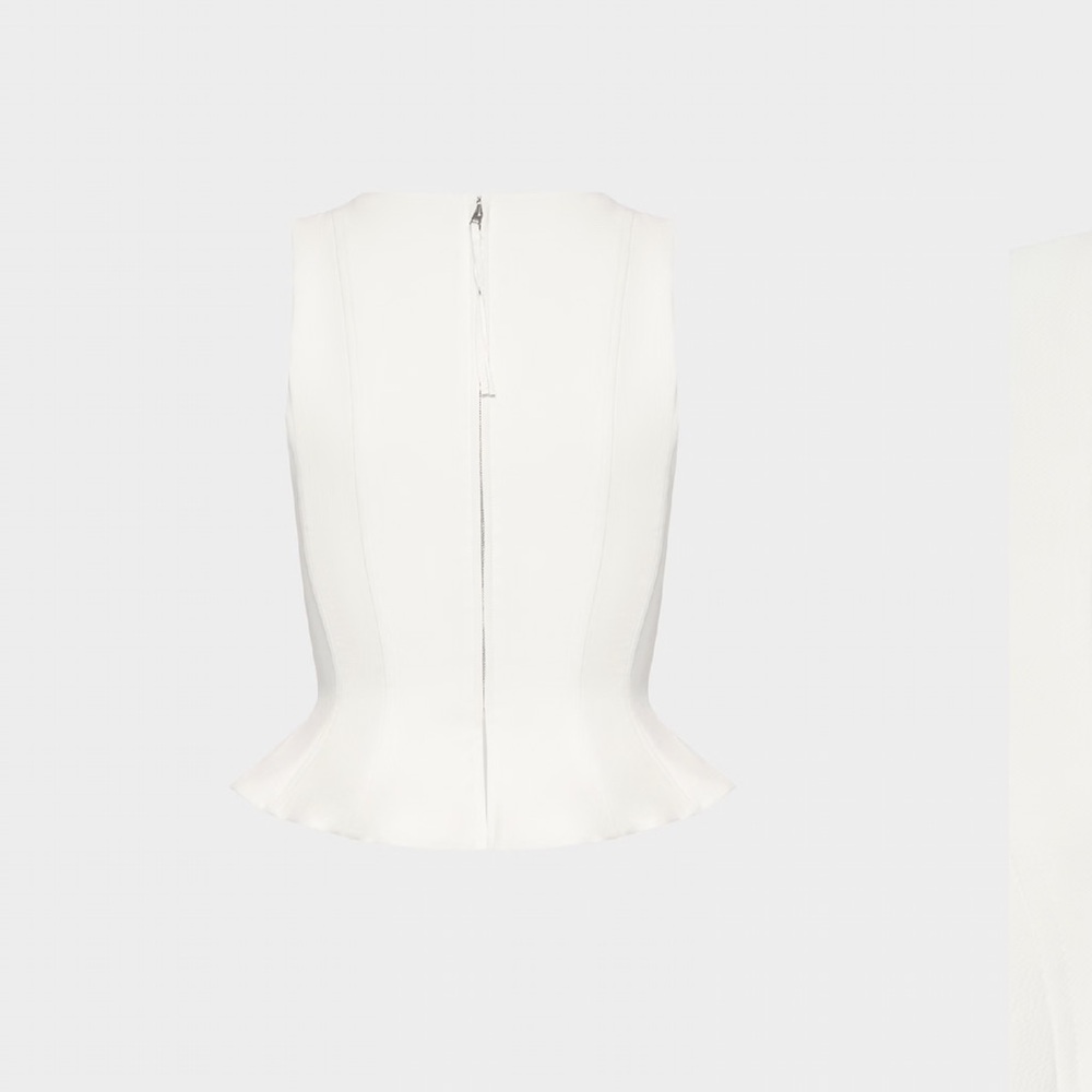 Aritzia White Sleeveless Top - Picture 2 of 2